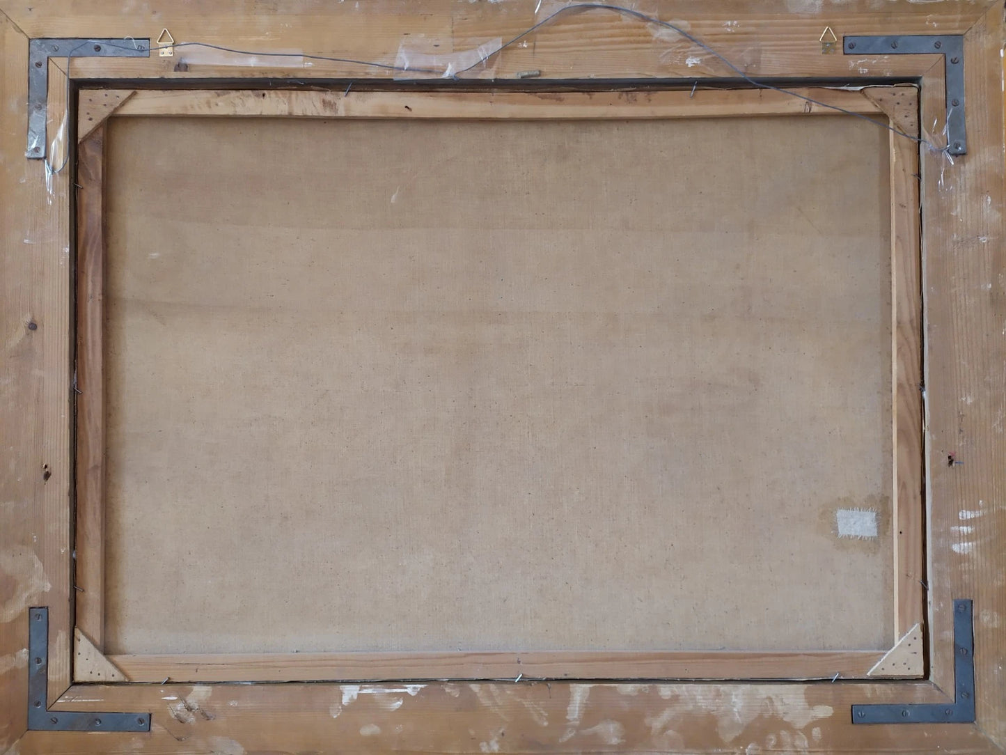 Paysage Nocturne Baie de Naples Marina Grande Peinture à Huile Années 50 signée