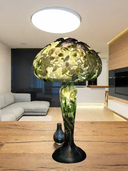 lampe-verre-tip-Gallé - Kikooyou Art Gallery