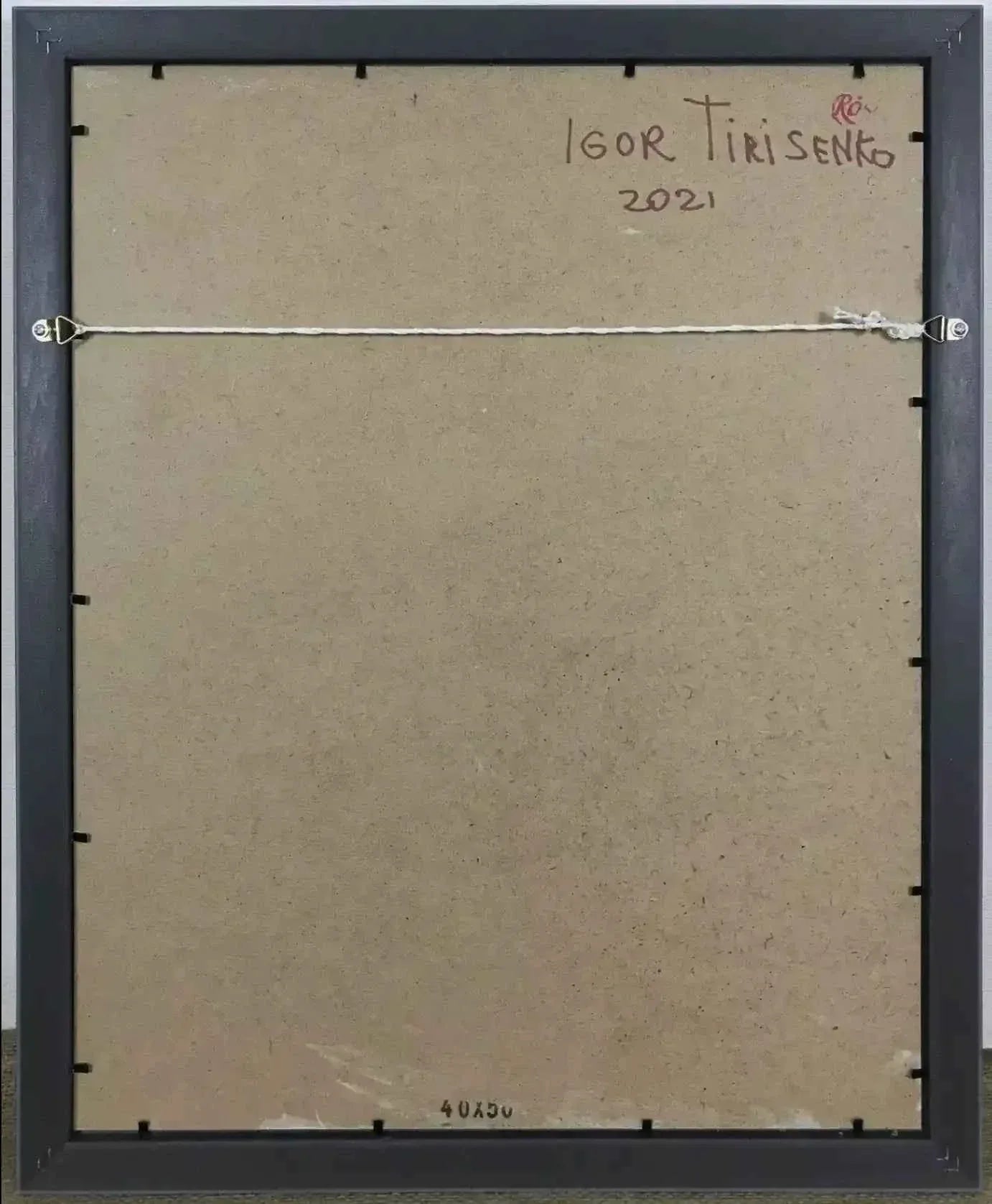 art-érotique-gay-peinture-huile sur carton-originale-homme-nu- - Kikooyou Art Gallery