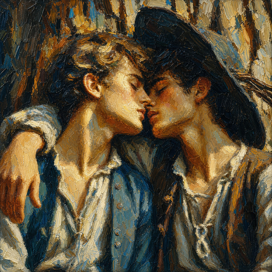 peinture huile sur toile faite sur commande - PORTRAIT LOVERS