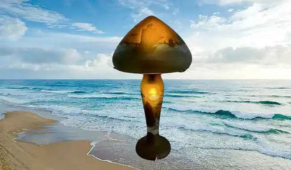 Lampe verre champignon Gallé Tip