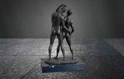 art-érotique-sexe-gay-hommes-statue-bronze