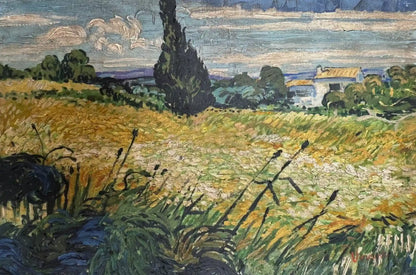 art-paysage-campagne-peinture-huile-toile
