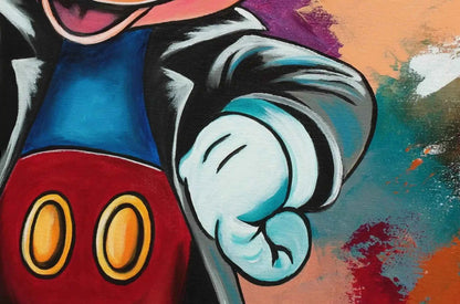 art-moderne-portrait-souris-bd-comic-acrylique-toile