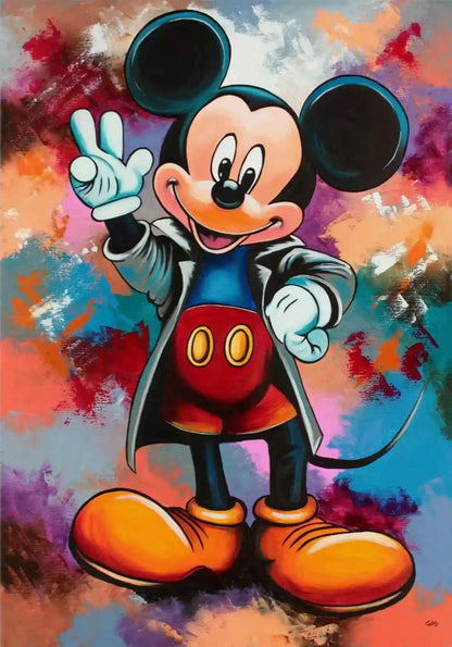 art-moderne-portrait-souris-bd-comic-acrylique-toile