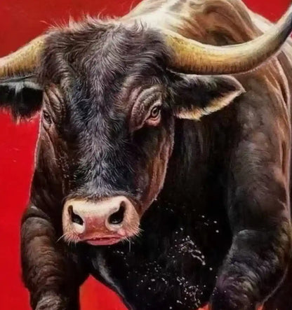 Tableau original huile sur toile, Red Bull