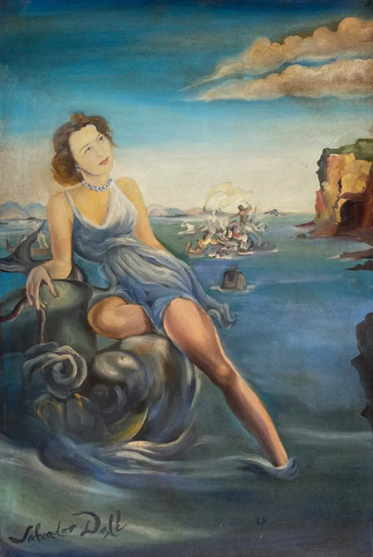 art-portrait-surrealiste-femme-peinture-huile-toile