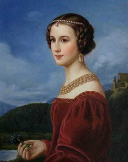 art-decoration-portrait-feminin-femme-huile-toile