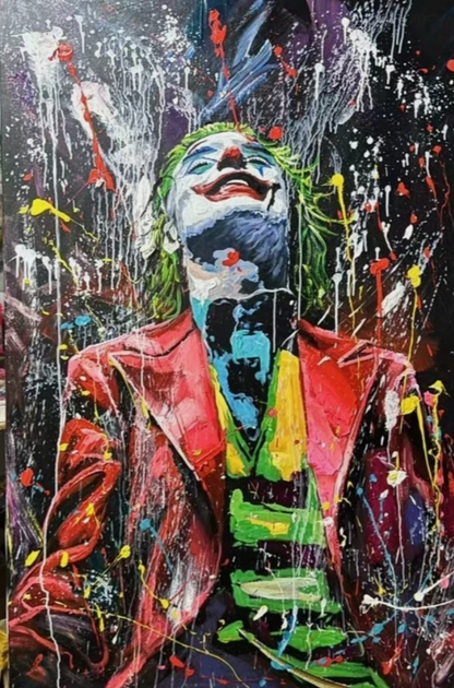 art-moderne-decoration-tableau-peinture-huile-toile-portrait-joker