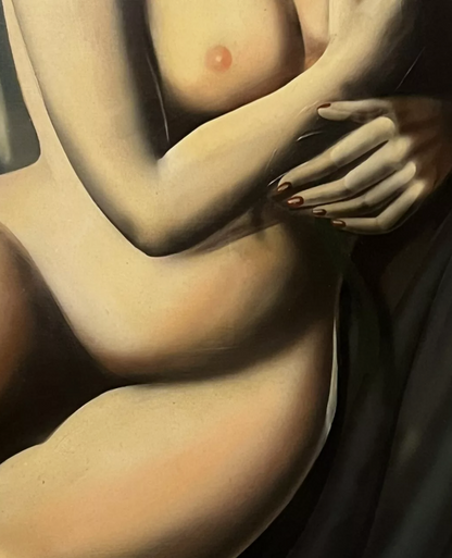 art-decoration-tableau-peinture-huile-toile-moderne-portrait-feminin-femme-nue