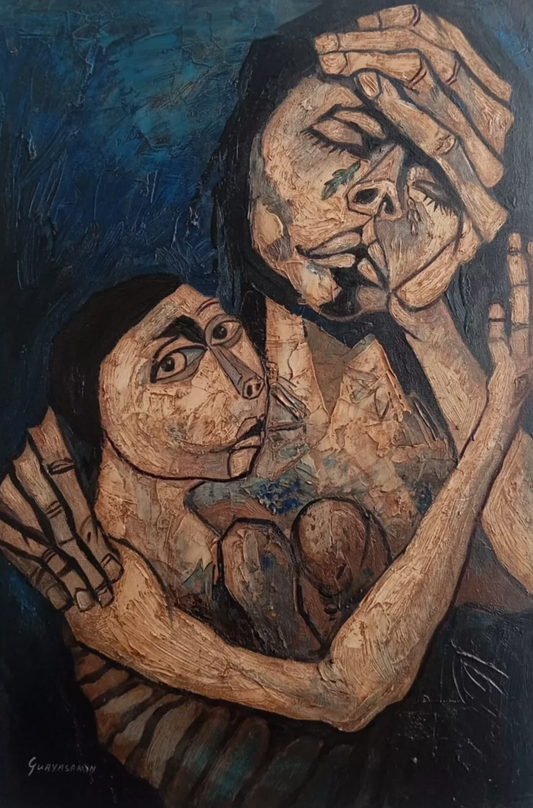 art-decoration-tableau-peinture-huile-toile-moderne-personnages