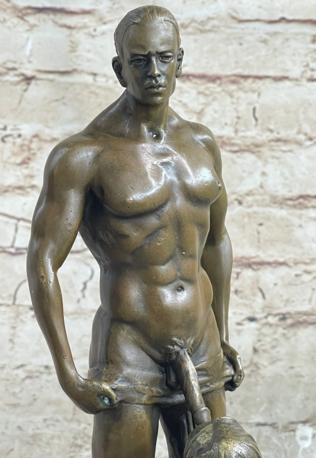 Scène érotique classique - Figurine érotique en bronze sculpture originale Manchi Hot Cast