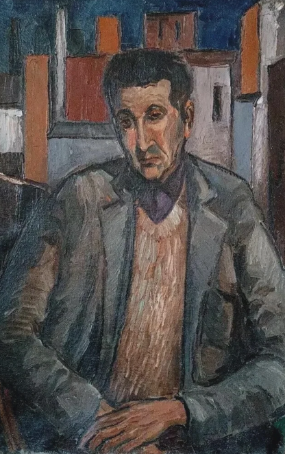 art-decoration-tableau-peinture-huile-toile-portrait-masculin-homme-art moderne