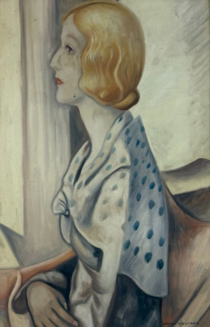 art-decoration-tableau-peinture-huile-toile-moderne-portrait-feminin-femme-profil