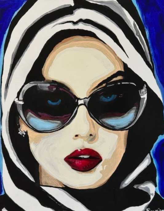 Elle est bien consciente de son glamour | Peinture sur toile, Pop Art, Moderne
