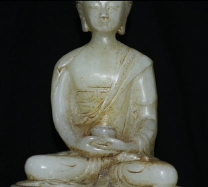 Ancienne statue de Bouddha Shakyamuni Amitabha Shakyamuni