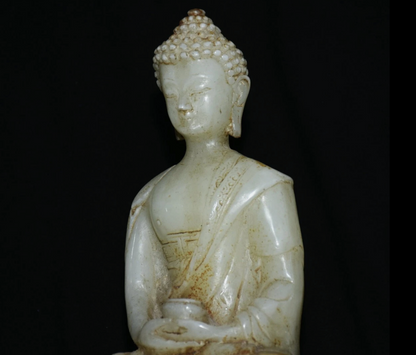 Ancienne statue de Bouddha Shakyamuni Amitabha Shakyamuni