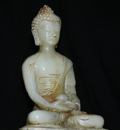 Ancienne statue de Bouddha Shakyamuni Amitabha Shakyamuni