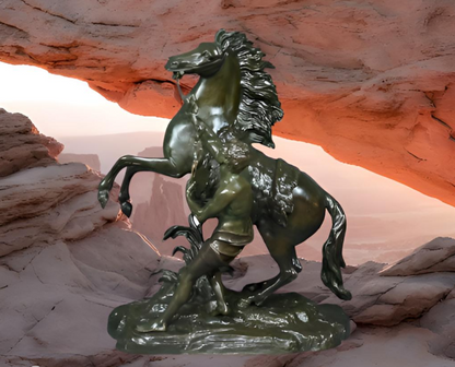 Grand Bronze « le Cheval de Marly », d’après Coustou – Début XXe