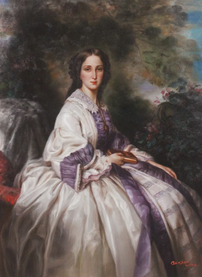 Portrait à l'huile de la comtesse Alexandre Nikolaïevitch Lambsdorff