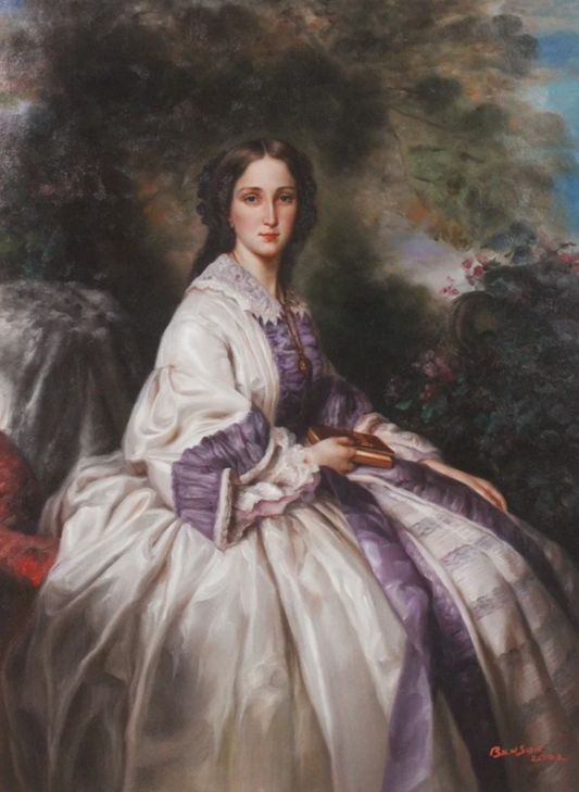 Portrait à l'huile de la comtesse Alexandre Nikolaïevitch Lambsdorff