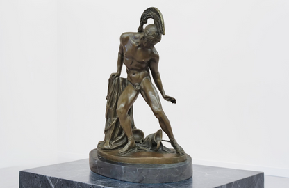 Achille Sculpture Statue en Bronze Achille héros grec Sculpture figure de dieu antique 6 Kikooyou Art Gallery