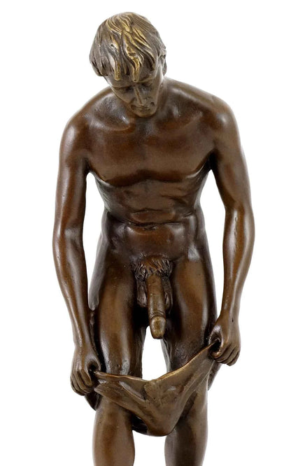 art-érotique-sexe-gay-homme-nu-intégrale-ttbm-statue-bronze