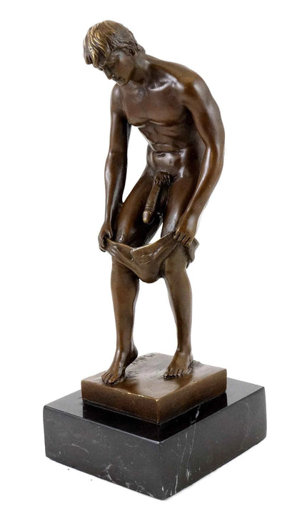 art-érotique-sexe-gay-homme-nu-intégrale-ttbm-statue-bronze