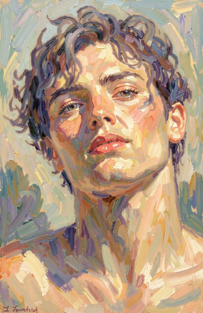 peinture huile sur toile faite sur commande - PORTRAIT BOGOSSES