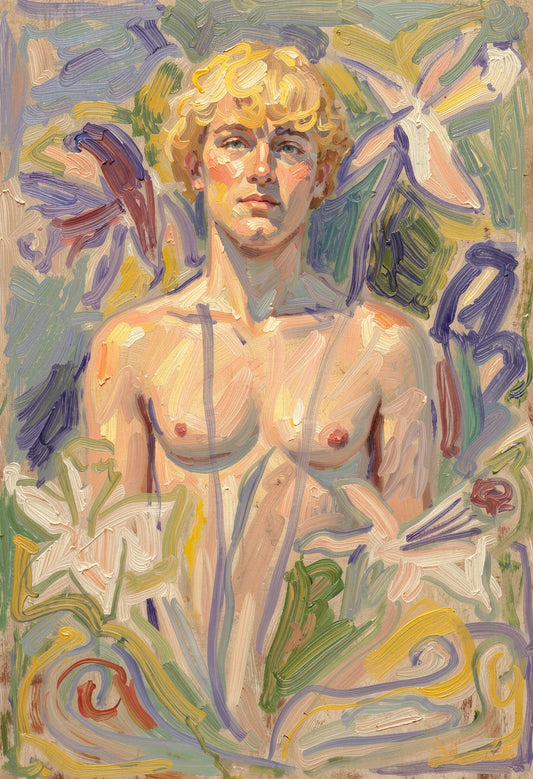 peinture huile sur toile faite sur commande - PORTRAIT BOGOSSES SURREALISTE