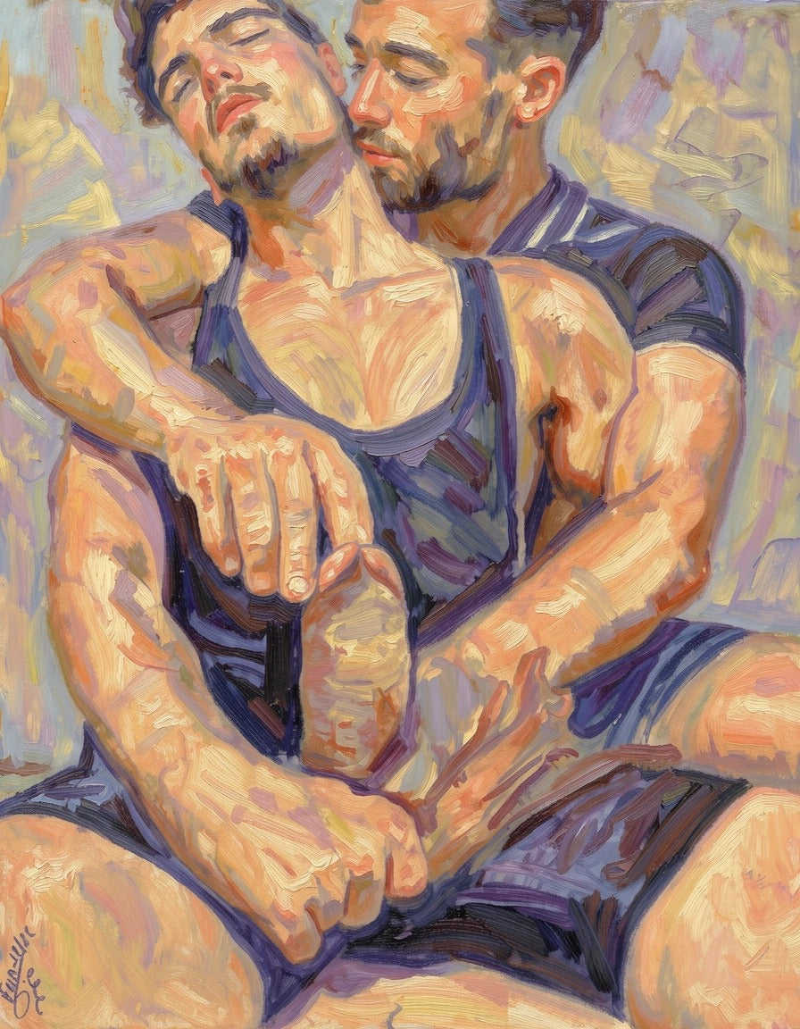 peinture huile sur toile faite SUR COMMANDE - PORTRAIT BOGOSSE TBM