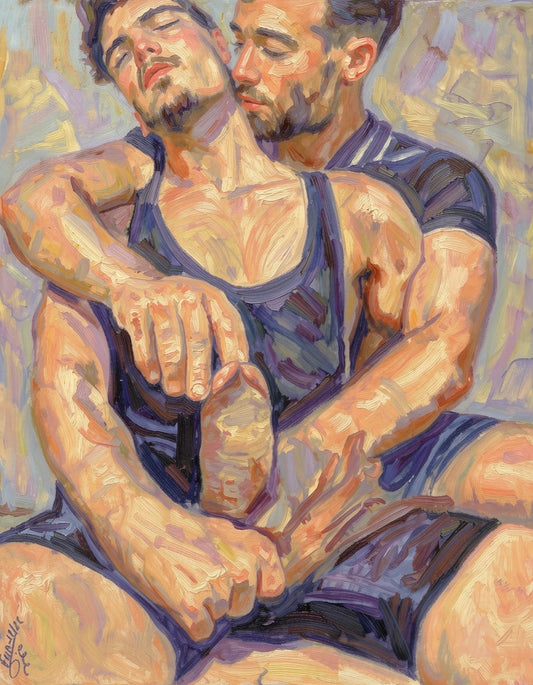 peinture huile sur toile faite SUR COMMANDE - PORTRAIT BOGOSSE TBM
