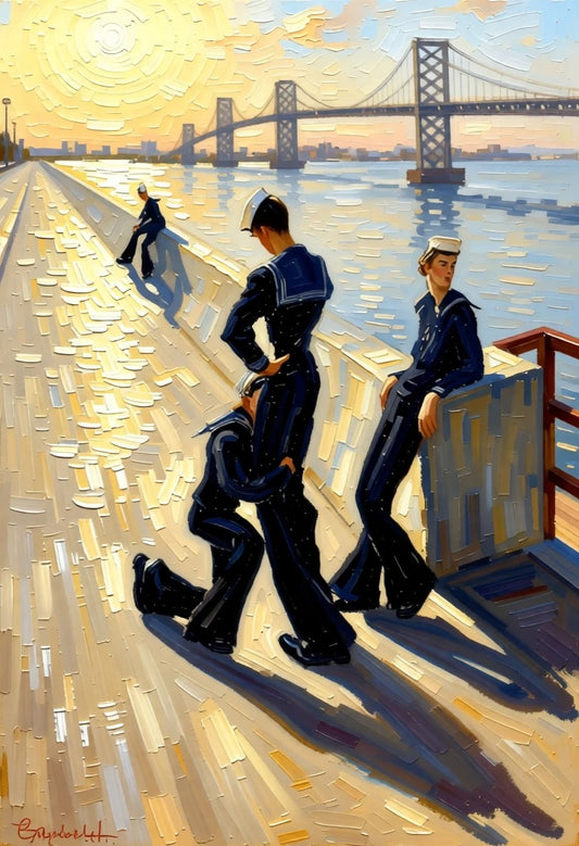 peinture huile sur toile faite SUR COMMANDE - PORTRAIT MALE GAY LOVERS AUTRE TEMPS