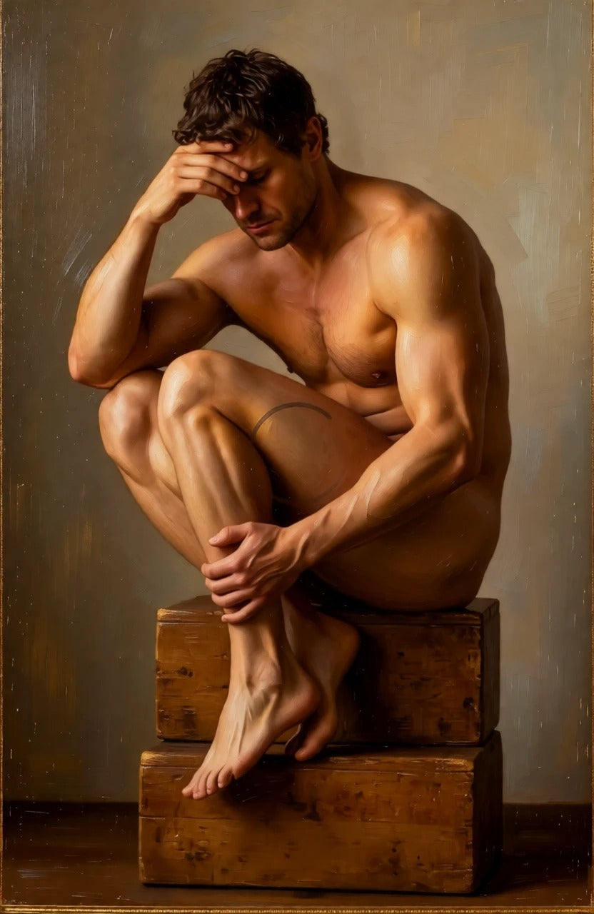peinture huile sur toile faite SUR COMMANDE - PORTRAIT BOGOSSE CLASSIC