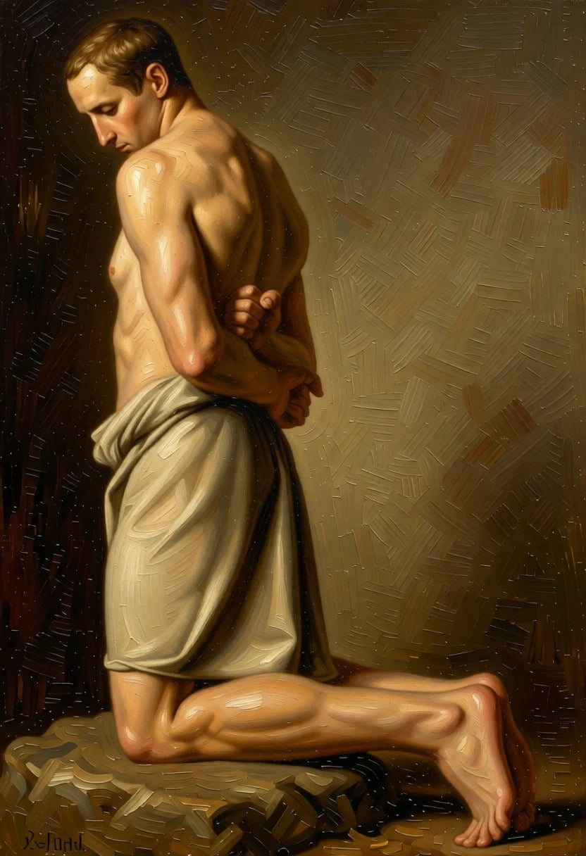 peinture huile sur toile faite SUR COMMANDE - PORTRAIT BOGOSSE AUTRE TEMPS