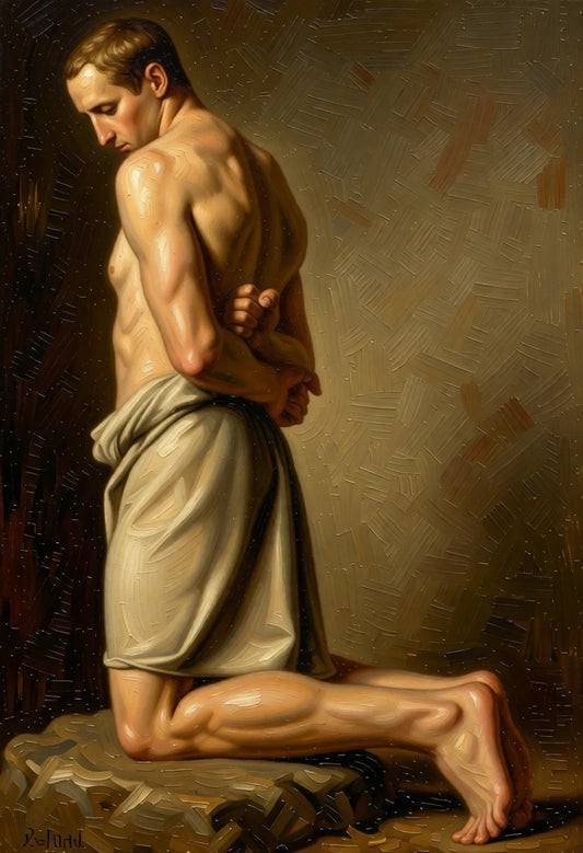 peinture huile sur toile faite SUR COMMANDE - PORTRAIT BOGOSSE AUTRE TEMPS