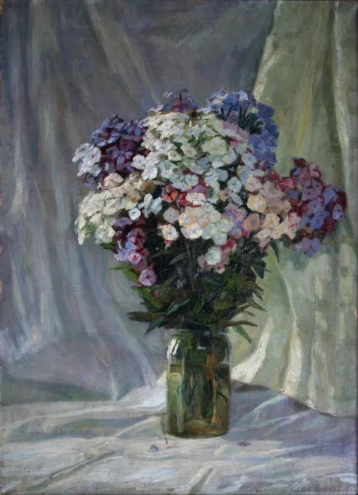 Armin Commichau (1889-1961) Grande nature morte aux fleurs dans un beau cadre 1927 - Kikooyou Art Gallery - Kikooyou Art Gallery