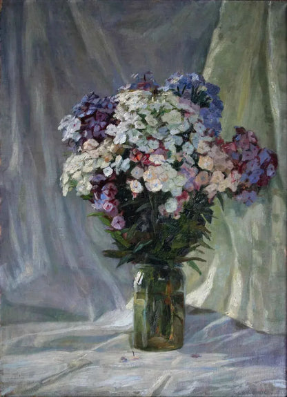 Armin Commichau (1889-1961) Grande nature morte aux fleurs dans un beau cadre 1927 - Kikooyou Art Gallery - Kikooyou Art Gallery