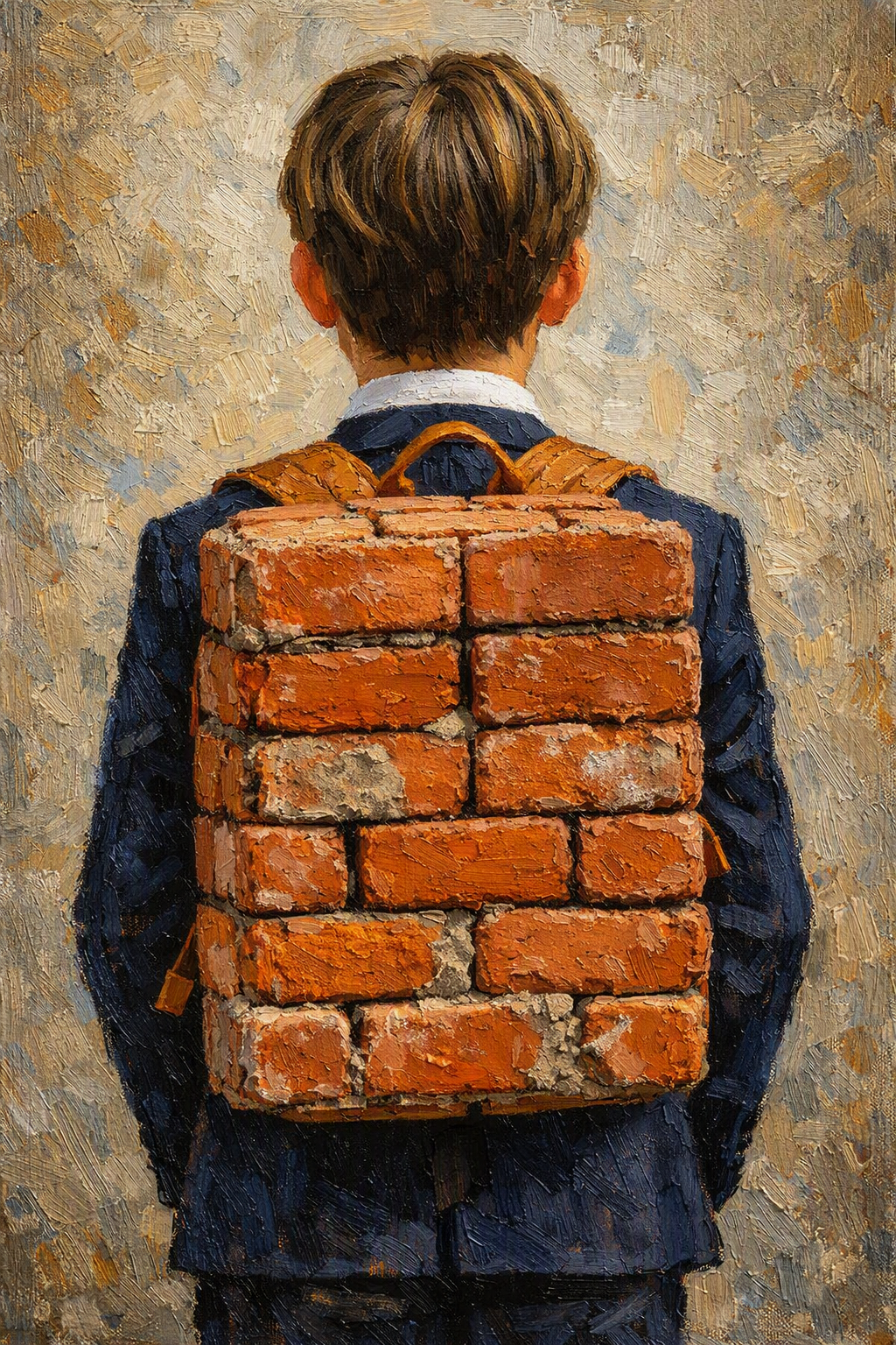 peinture huile sur toile faite sur commande - PORTRAIT LOURD