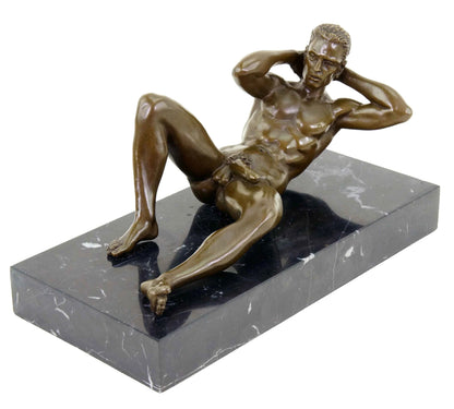 décoration-sculpture-statue-bronze-gay-homme-nu-intégrale-sexe