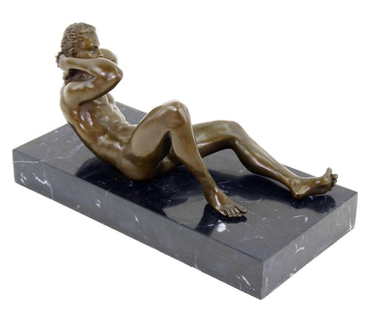décoration-sculpture-statue-bronze-gay-homme-nu-intégrale-sexe