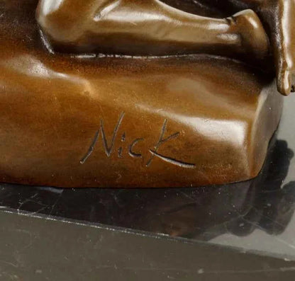 art-décoration-gay-érotique-homme-nu-phallus-sculpture-statue-bronze