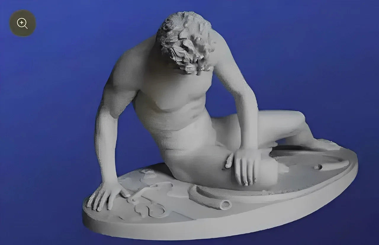 Statue Gaulois mourant en marbre reconstitué - Figure artistique élégante - Kikooyou Art Gallery