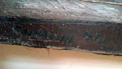 Grand Huile Sur Toile Peinture Portrait Daté 1961 RENATO GUERRINI (1938-2023) - Kikooyou Art Gallery - Kikooyou Art Gallery