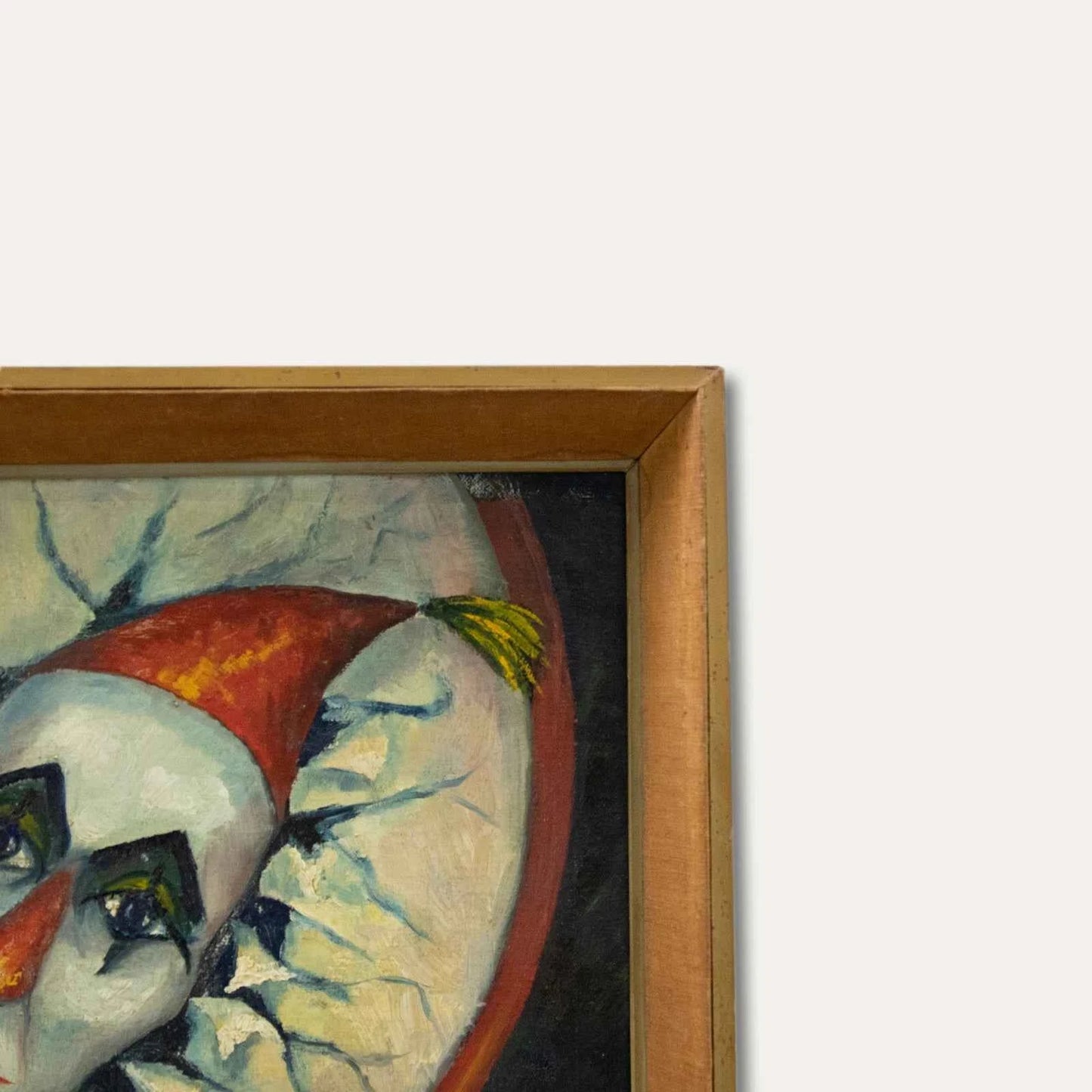 Huile Du 20Ème Siècle - Le Clown