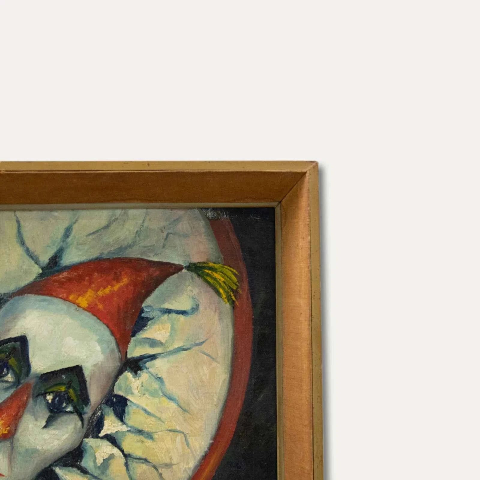 Huile Du 20Ème Siècle - Le Clown