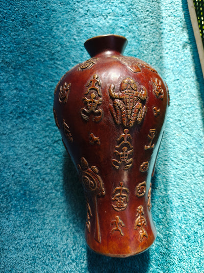 vase asiatique bronze