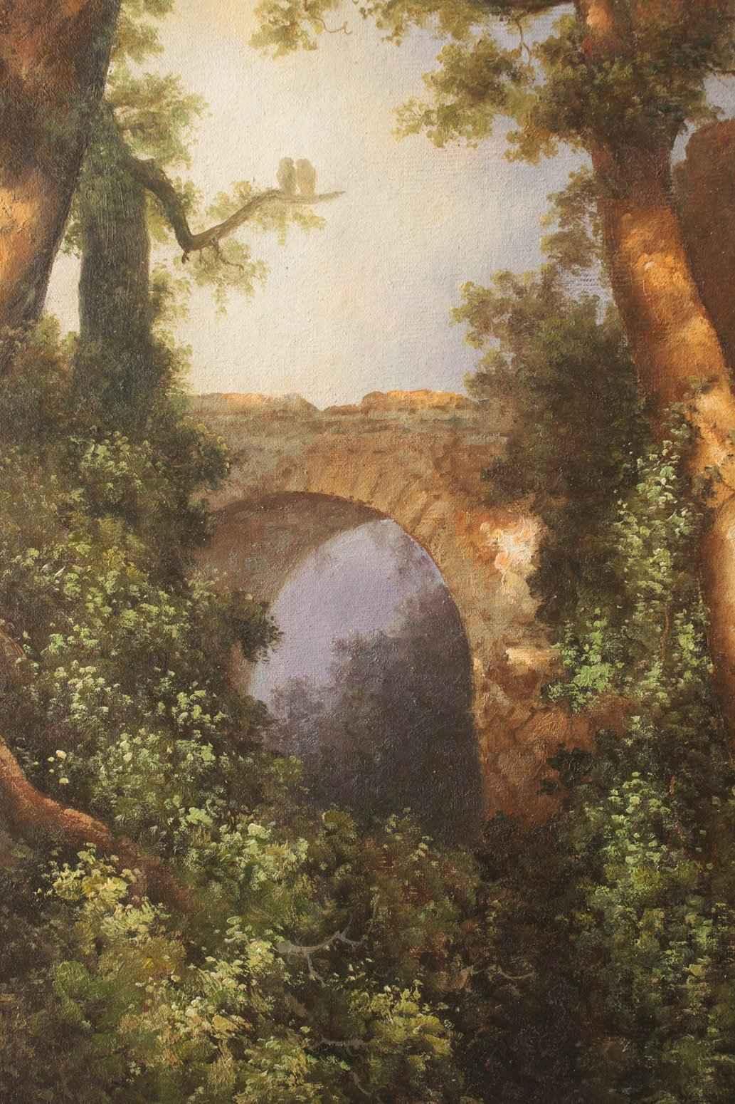 paysage campagne d'après Thomas Moran huile sur toile - Kikooyou Art Gallery - Kikooyou Art Gallery