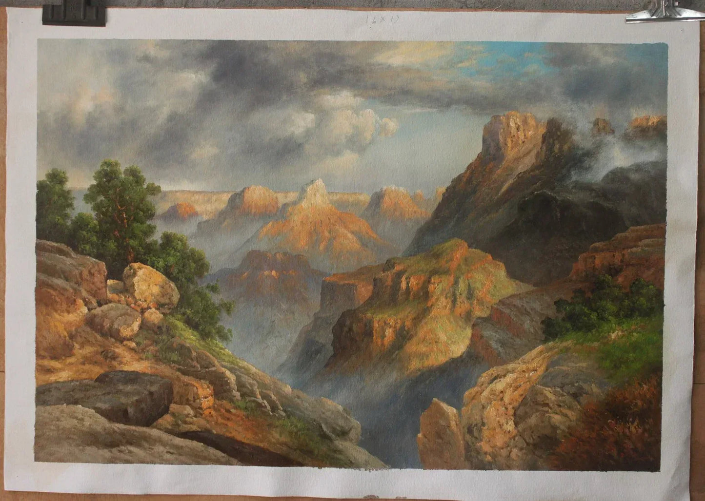 paysage Grand Canyon d'après Thomas Moran huile sur toile - Kikooyou Art Gallery - Kikooyou Art Gallery