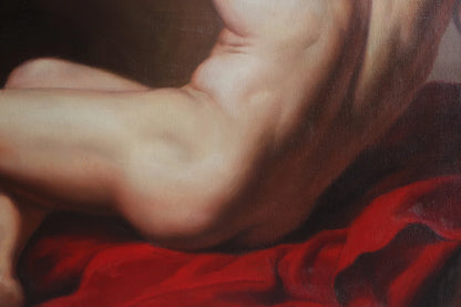 Huile sur toile Jacques Louis David Nu masculin dit Patrocle - Oil on canvas Jacques Louis David Male Nude known as Patroclus